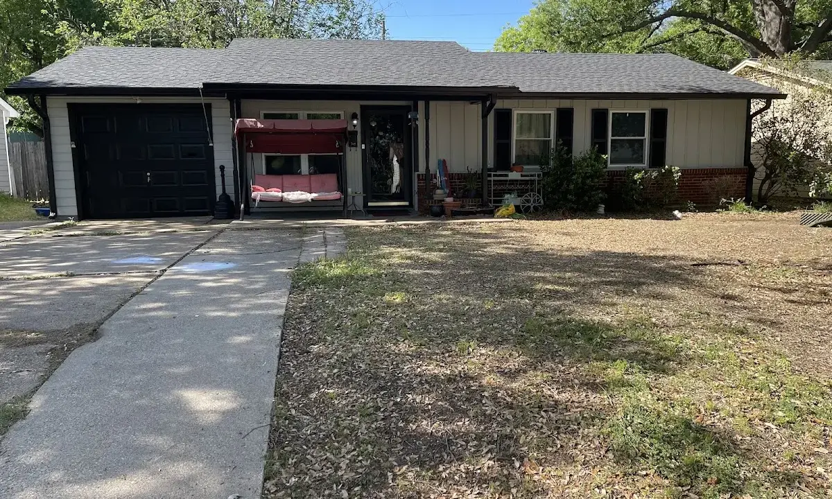 Asphalt Shingle Roof Repair crew at work on a residential roof in Warner Robins